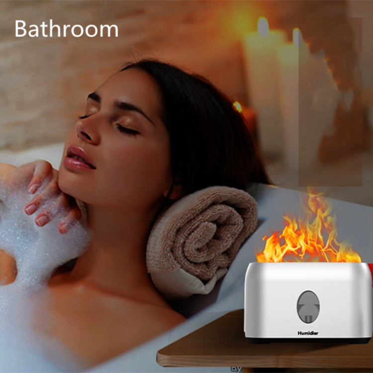 USB Simulation Flame Humidifier (Grey) - Air Purifiers & Accessories by Xiaomi | Online Shopping UK | buy2fix