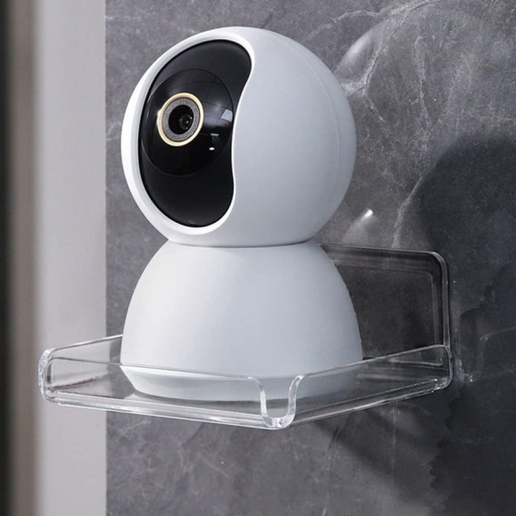 YX007 2 / Pack Acrylic Wall Hanger Holder - Shelf & Hooks by buy2fix | Online Shopping UK | buy2fix