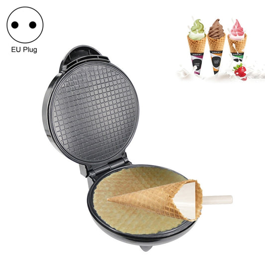 Electric Egg Roll Maker DIY Ice Cream Cone Machine Crispy Omelet Machine Pancake Machine, EU Plug - Bulit-in Ovens & Accessories by buy2fix | Online Shopping UK | buy2fix