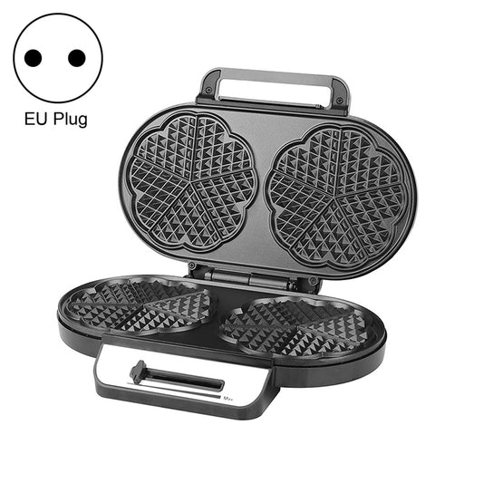 Household Waffle Maker Toaster Double Dish Heating Mini Breakfast Machine Sandwich Electric Cake Baking Machine, EU Plug - Bulit-in Ovens & Accessories by buy2fix | Online Shopping UK | buy2fix