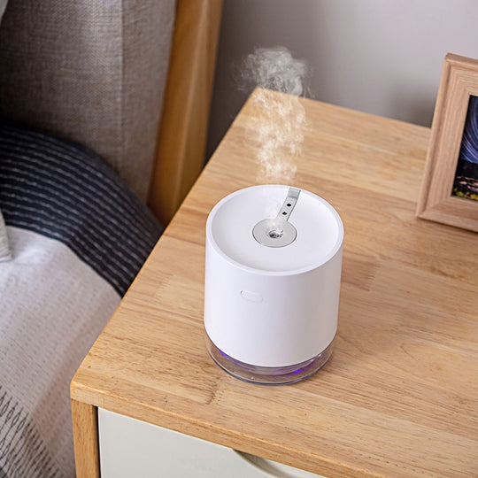 Humidificateur à ultrasons à induction intelligente USB avec indicateur LED (blanc)