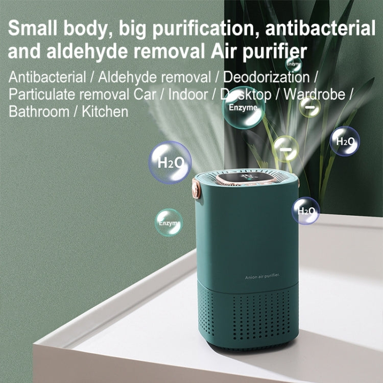 A8 Home Portable Air Purifier (Green) - Air Purifiers & Accessories by buy2fix | Online Shopping UK | buy2fix