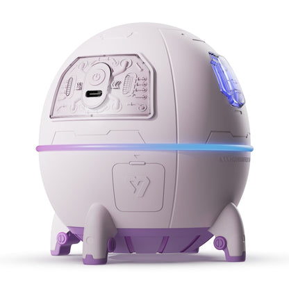 Lunar Type-C Desktop Humidifier Ambient Lamp (Purple) - Air Purifiers & Accessories by buy2fix | Online Shopping UK | buy2fix