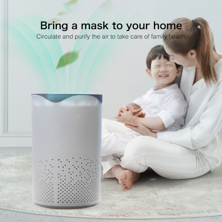 Portable Square UV Sterilization Anion Air Purifier Car Home Air Humidifier (White) - Air Purifiers & Accessories by buy2fix | Online Shopping UK | buy2fix