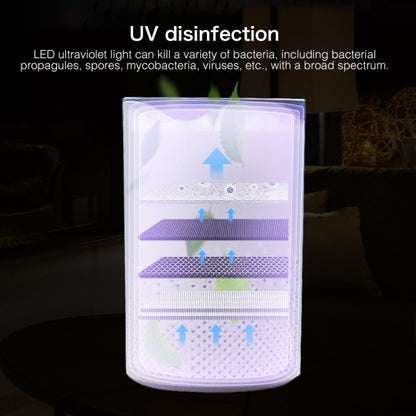 Portable Square UV Sterilization Anion Air Purifier Car Home Air Humidifier (White) - Air Purifiers & Accessories by buy2fix | Online Shopping UK | buy2fix