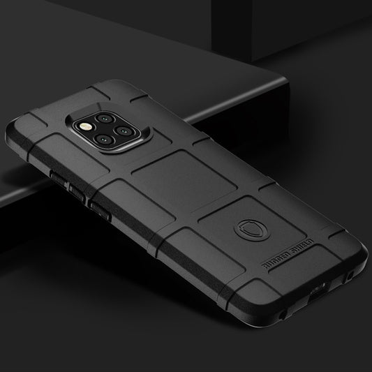 Shockproof Full Coverage Silicone Case for Huawei Mate 20 Pro Protector Cover (Black) - Huawei Cases by buy2fix | Online Shopping UK | buy2fix