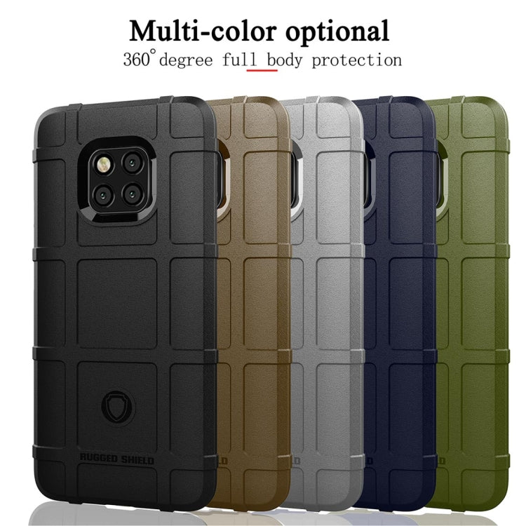 Shockproof Full Coverage Silicone Case for Huawei Mate 20 Pro Protector Cover (Black) by buy2fix