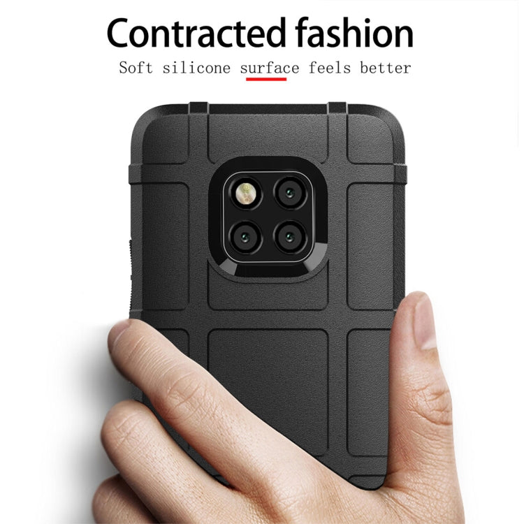 Shockproof Full Coverage Silicone Case for Huawei Mate 20 Pro Protector Cover (Black) by buy2fix