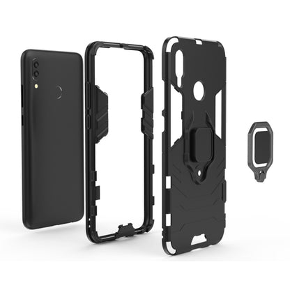 PC + TPU Shockproof Protective Case for Huawei P Smart (2019), with Magnetic Ring Holder (Black) - Huawei Cases by buy2fix | Online Shopping UK | buy2fix