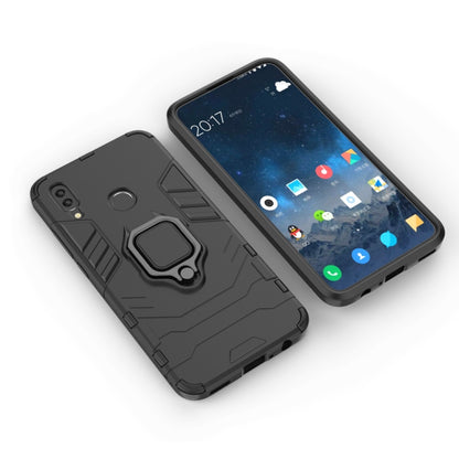 PC + TPU Shockproof Protective Case for Huawei P Smart (2019), with Magnetic Ring Holder (Black) - Huawei Cases by buy2fix | Online Shopping UK | buy2fix