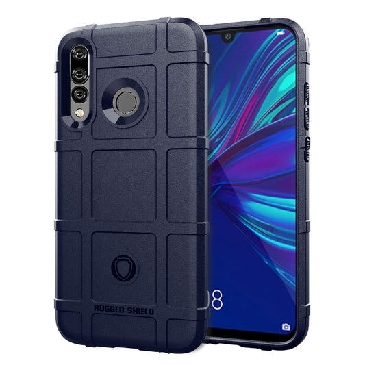 Shockproof Rugged Shield Full Coverage Protective Silicone Case for Huawei P Smart+ 2019 (Blue) - Huawei Cases by buy2fix | Online Shopping UK | buy2fix