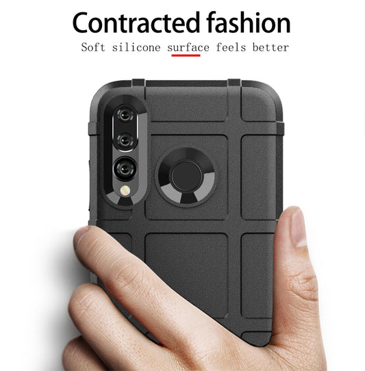 Shockproof Rugged Shield Full Coverage Protective Silicone Case for Huawei P Smart+ 2019 (Blue) - Huawei Cases by buy2fix | Online Shopping UK | buy2fix