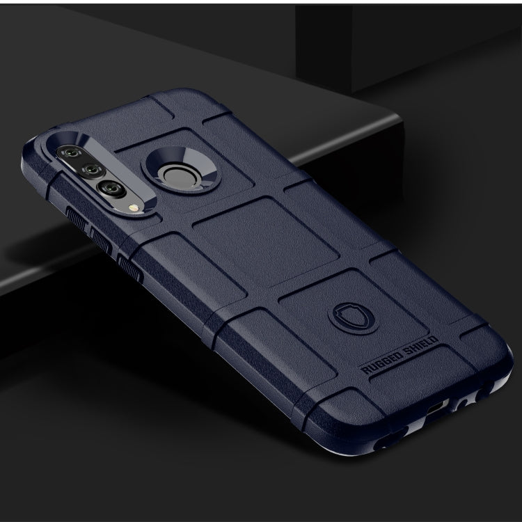 Shockproof Rugged Shield Full Coverage Protective Silicone Case for Huawei P Smart+ 2019 (Blue) - Huawei Cases by buy2fix | Online Shopping UK | buy2fix