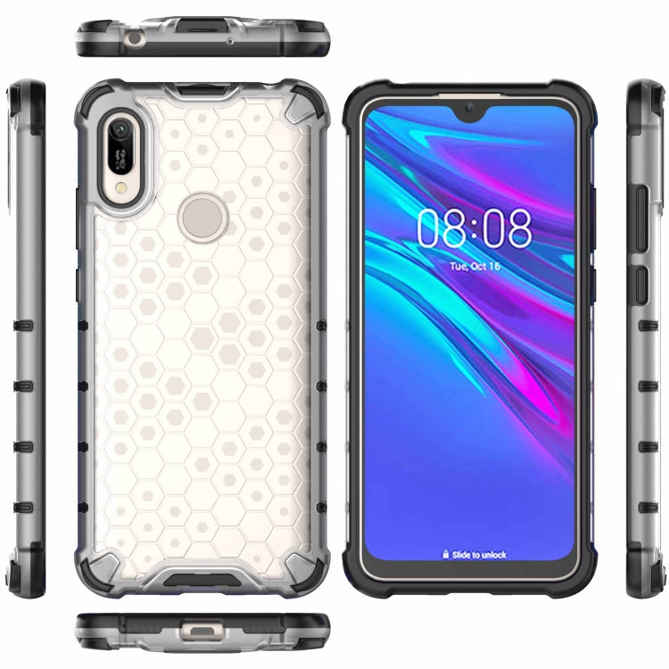 Honeycomb Shockproof PC + TPU Case for Huawei Y6(2019)(Red) - Huawei Cases by buy2fix | Online Shopping UK | buy2fix