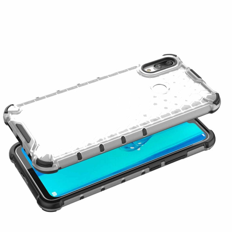 Honeycomb Shockproof PC + TPU Case for Huawei Y9 (2019) (Blue) - Huawei Cases by buy2fix | Online Shopping UK | buy2fix