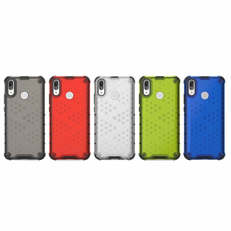 Honeycomb Shockproof PC + TPU Case for Huawei Y9 (2019) (Blue) - Huawei Cases by buy2fix | Online Shopping UK | buy2fix