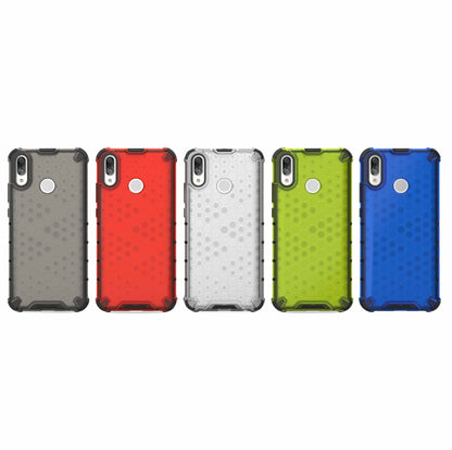Honeycomb Shockproof PC + TPU Case for Huawei Y9 (2019) (Blue) - Huawei Cases by buy2fix | Online Shopping UK | buy2fix