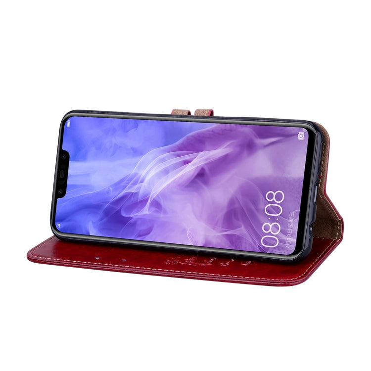 Business Style Oil Wax Texture Horizontal Flip Leather Case for Huawei Nova 3i & P smart Plus, with Holder & Card Slots & Wallet(Red) - Huawei Cases by buy2fix | Online Shopping UK | buy2fix
