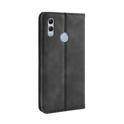 Magnetic Buckle Retro Texture Horizontal Flip Leather Case for Huawei Honor 10 Lite / P Smart (2019) / Nova Lite 3, with Holder & Card Slots & Wallet (Black) - Honor Cases by buy2fix | Online Shopping UK | buy2fix