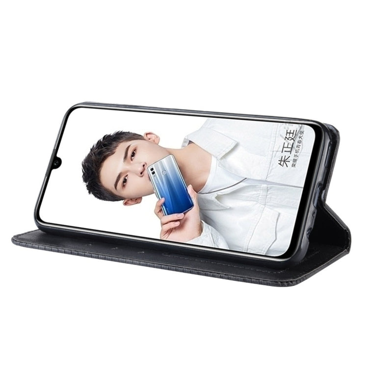 Magnetic Buckle Retro Texture Horizontal Flip Leather Case for Huawei Honor 10 Lite / P Smart (2019) / Nova Lite 3, with Holder & Card Slots & Wallet (Black) - Honor Cases by buy2fix | Online Shopping UK | buy2fix