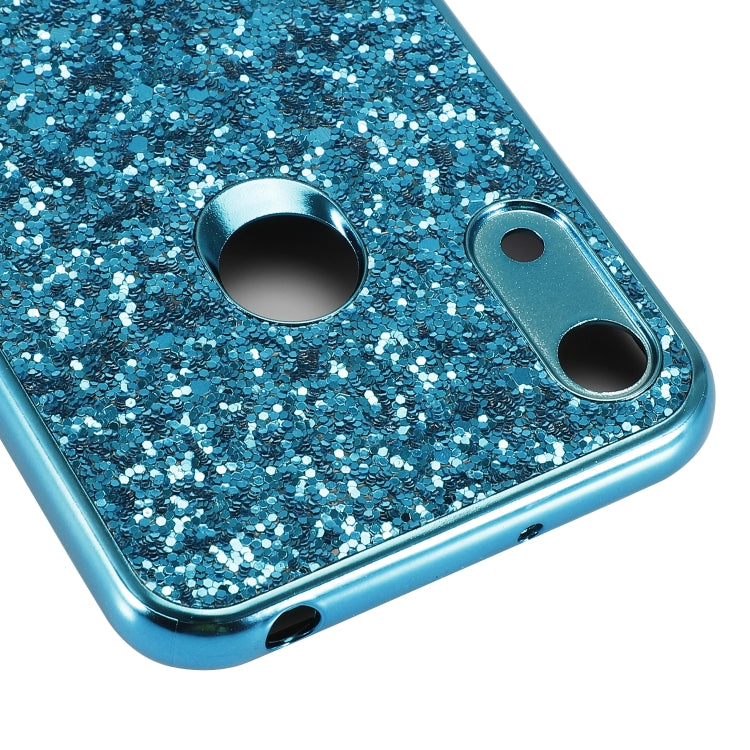 Glittery Powder Shockproof TPU Case for Huawei Honor Play 8A(Red) by buy2fix