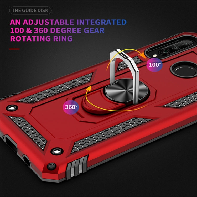 Armor Shockproof TPU + PC Protective Case for Huawei P30 Lite, with 360 Degree Rotation Holder (Rose Gold) - Mobile Accessories by buy2fix | Online Shopping UK | buy2fix