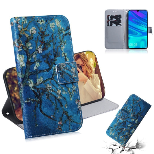 Apricot Flower Pattern Coloured Drawing Horizontal Flip Leather Case for Huawei P Smart (2019) / Honor 10 Lite, with Holder & Card Slots & Wallet - Honor Cases by buy2fix | Online Shopping UK | buy2fix