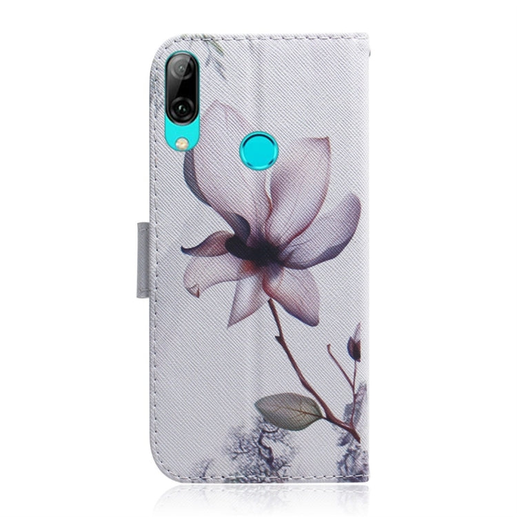 Magnolia Flower Pattern Coloured Drawing Horizontal Flip Leather Case for Huawei P Smart (2019) / Honor 10 Lite, with Holder & Card Slots & Wallet - Honor Cases by buy2fix | Online Shopping UK | buy2fix