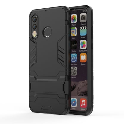 Shockproof PC + TPU Case for Huawei P30 Lite, with Holder(Black) - Huawei Cases by buy2fix | Online Shopping UK | buy2fix
