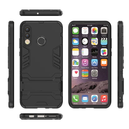 Shockproof PC + TPU Case for Huawei P30 Lite, with Holder(Black) - Huawei Cases by buy2fix | Online Shopping UK | buy2fix