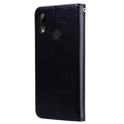 Business Style Oil Wax Texture Horizontal Flip Leather Case for Huawei P Smart 2019, with Holder & Card Slots & Wallet (Black) by buy2fix