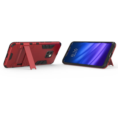 Shockproof PC + TPU Case for Huawei Mate 20 Pro, with Holder(Red) - Huawei Cases by buy2fix | Online Shopping UK | buy2fix