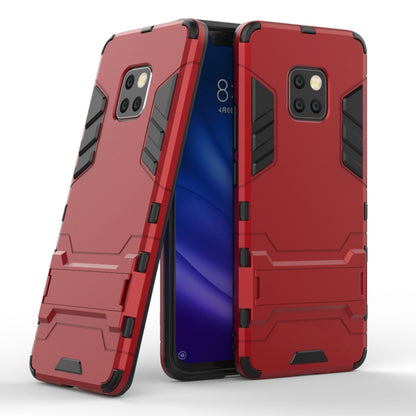 Shockproof PC + TPU Case for Huawei Mate 20 Pro, with Holder(Red) - Huawei Cases by buy2fix | Online Shopping UK | buy2fix