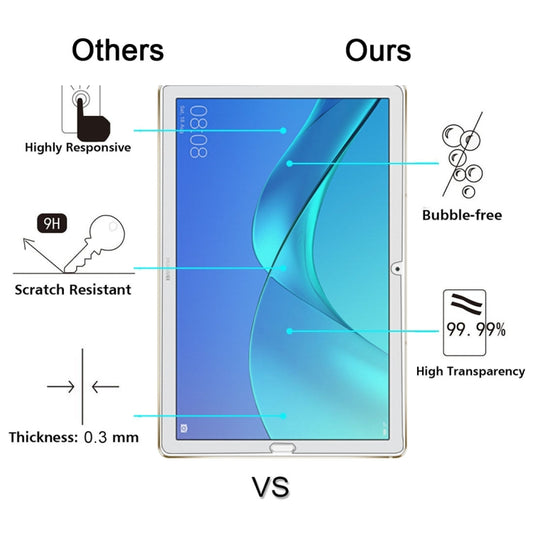 For Huawei MediaPad M5 10.8 0.3mm 9H Hardness Tempered Glass Screen Film - For Huawei MediaPad by buy2fix | Online Shopping UK | buy2fix