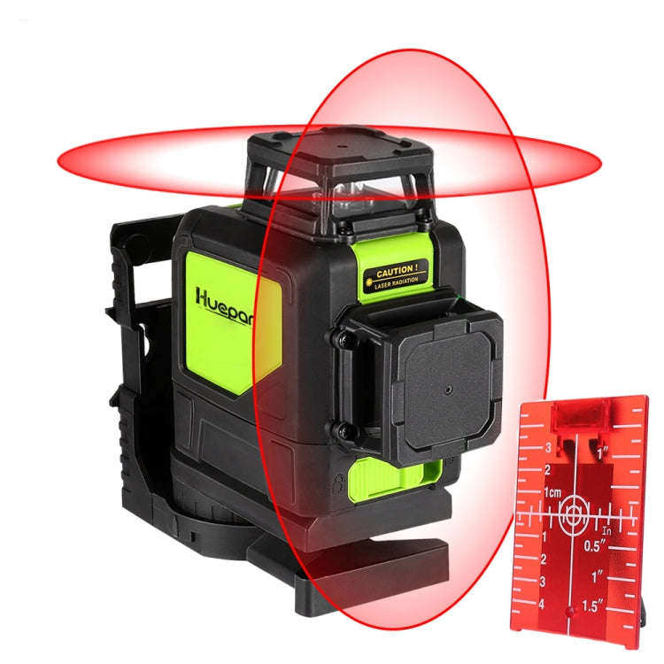 902CR 2×360 Degrees Laser Level Covering Walls and Floors 8 Line Red Beam IP54 Water / Dust proof(Red) - Laser Rangefinder by buy2fix | Online Shopping UK | buy2fix