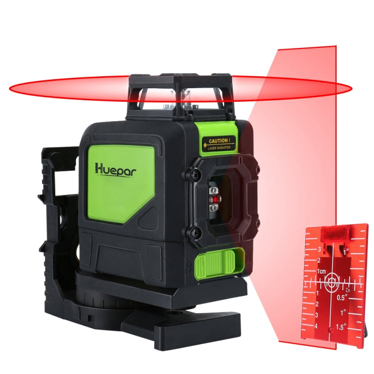 901CR H360 Degrees / V130 Degrees Laser Level Covering Walls and Floors 5 Line Red Beam IP54 Water / Dust proof(Red) - Laser Rangefinder by buy2fix | Online Shopping UK | buy2fix
