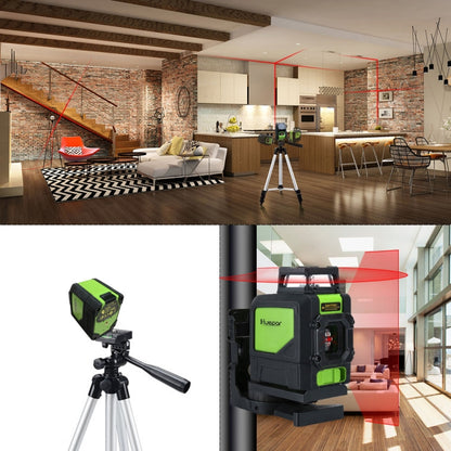 901CR H360 Degrees / V130 Degrees Laser Level Covering Walls and Floors 5 Line Red Beam IP54 Water / Dust proof(Red) - Laser Rangefinder by buy2fix | Online Shopping UK | buy2fix