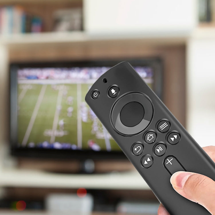 Non-slip Texture Washable Silicone Remote Control Cover for Amazon Fire TV Remote Controller (Black) - Remote Control Covers by buy2fix | Online Shopping UK | buy2fix