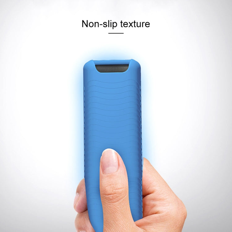 Non-slip Texture Washable Silicone Remote Control Cover for Samsung Smart TV Remote Controller (Dark Blue) - Remote Control Covers by buy2fix | Online Shopping UK | buy2fix