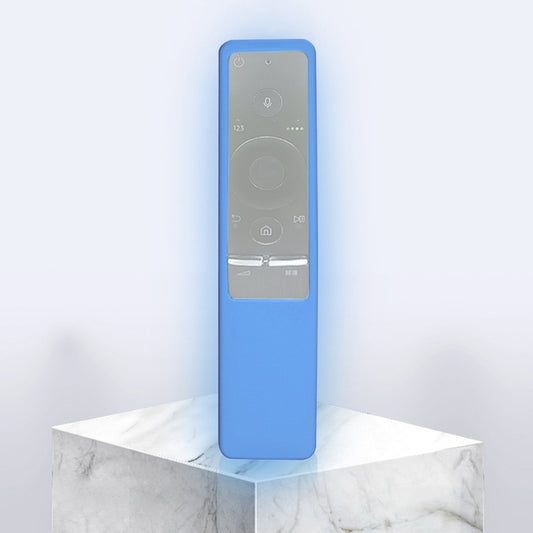 Non-slip Texture Washable Silicone Remote Control Cover for Samsung Smart TV Remote Controller (Blue) - Remote Control Covers by buy2fix | Online Shopping UK | buy2fix