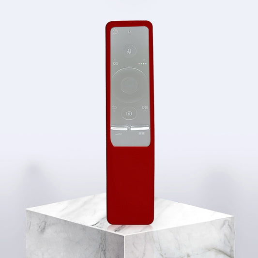 Non-slip Texture Washable Silicone Remote Control Cover for Samsung Smart TV Remote Controller (Red) - Remote Control Covers by buy2fix | Online Shopping UK | buy2fix