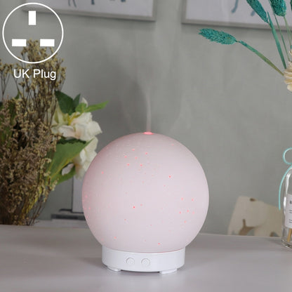 Ceramic Humidifier Mute Household Moon Shape Aromatherapy Machine Automatic Alcohol Sprayer with Colorful Lamp - Air Purifiers & Accessories by buy2fix | Online Shopping UK | buy2fix
