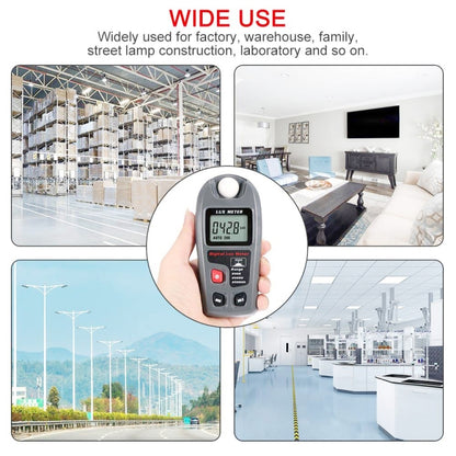 MT-30 LCD Portable Digital Light Lux Meter for Factory / School / House Various Occasion, Range: 0.1-200,000 Lux - Light & Sound Meter by buy2fix | Online Shopping UK | buy2fix
