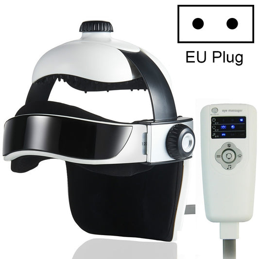 Electronic Air Pressure Head Massager, Relaxed Music Helmet Massager, EU Plug - Massage & Relaxation by buy2fix | Online Shopping UK | buy2fix