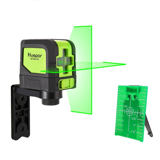 9011G 1V1H 15mW 2 Line Green Beam Laser Level Covering Walls and Floors(Green) - Laser Rangefinder by buy2fix | Online Shopping UK | buy2fix