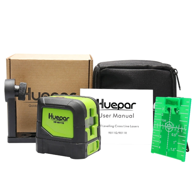 9011G 1V1H 15mW 2 Line Green Beam Laser Level Covering Walls and Floors(Green) - Laser Rangefinder by buy2fix | Online Shopping UK | buy2fix