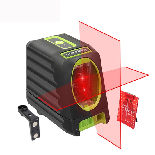 BOX-1R 1V1H 40mW & 10mW 2 Line Red Beam Laser Level Covering Walls and Floors (Red) - Laser Rangefinder by buy2fix | Online Shopping UK | buy2fix
