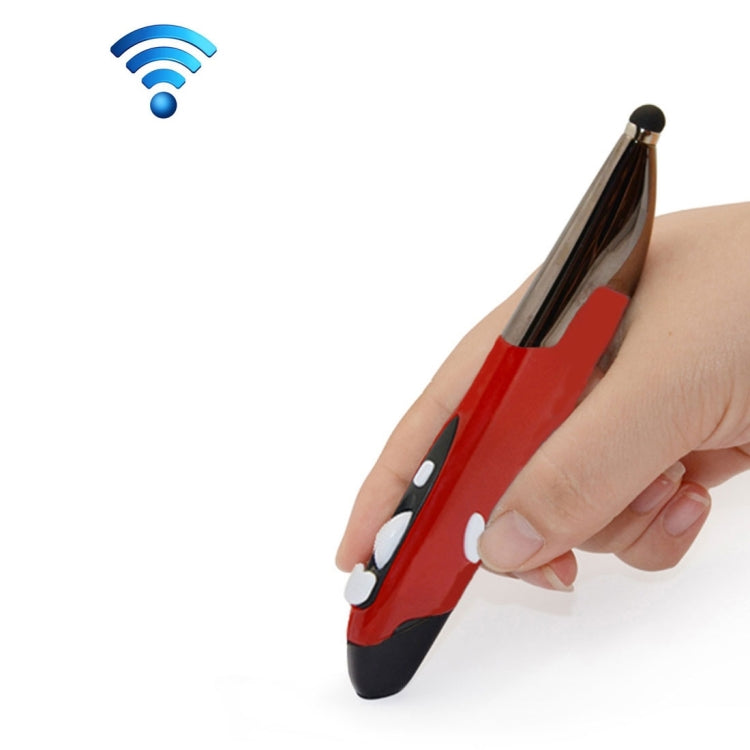 2.4GHz Innovative Pen-style Handheld Wireless Smart Mouse for PC Laptop(Red) by buy2fix