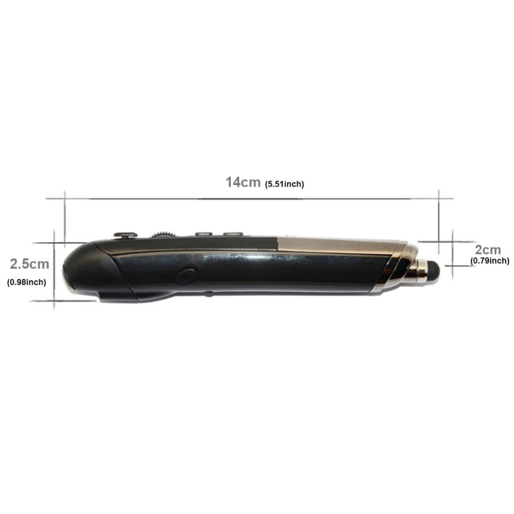 PR-08 2.4G Innovative Pen-style Handheld Wireless Smart Mouse, Effective Distance: 10m(Black) by buy2fix