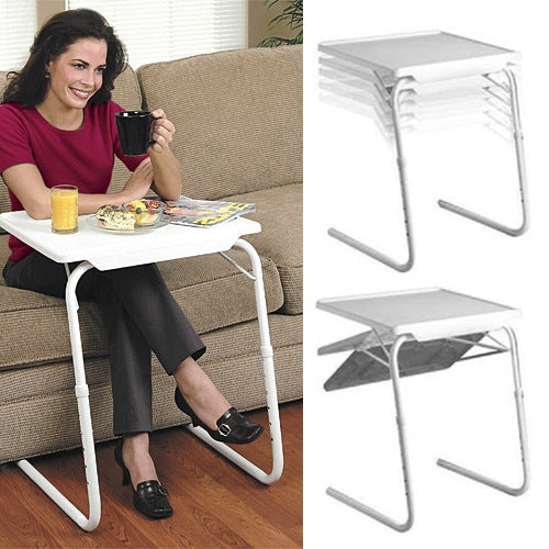 Plastic Pad Steel Tube Bracket Liftable Foldable Portable Multi-purpose Laptop Table, Adjustable Height: 53-74cm, Adjustable Angle: 30 Degrees / 60 Degrees / 90 Degrees / 180 Degrees by buy2fix